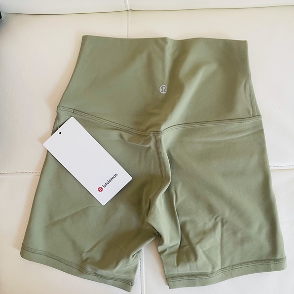 lululemon athletica Pants - NWT LULULEMON Align Bike Short 6" Green Rosemary